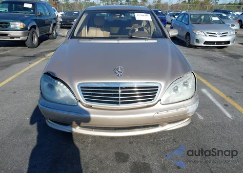 2002 Mercedes-Benz S 500 from USA, damaged, VIN WDBNG75J02A290554